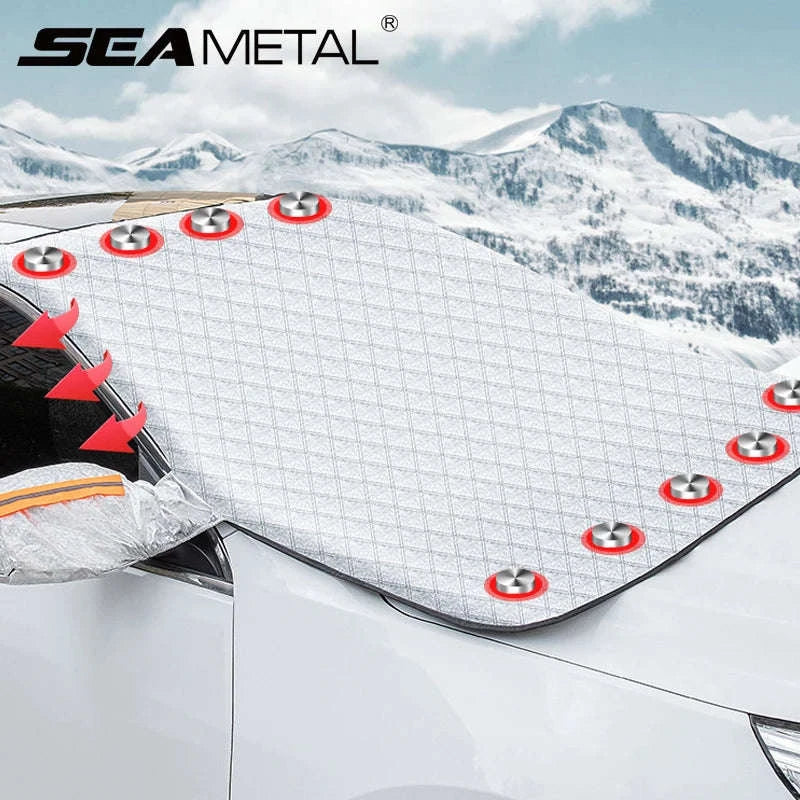 Car Windshield Snow Cover-No-Magnet