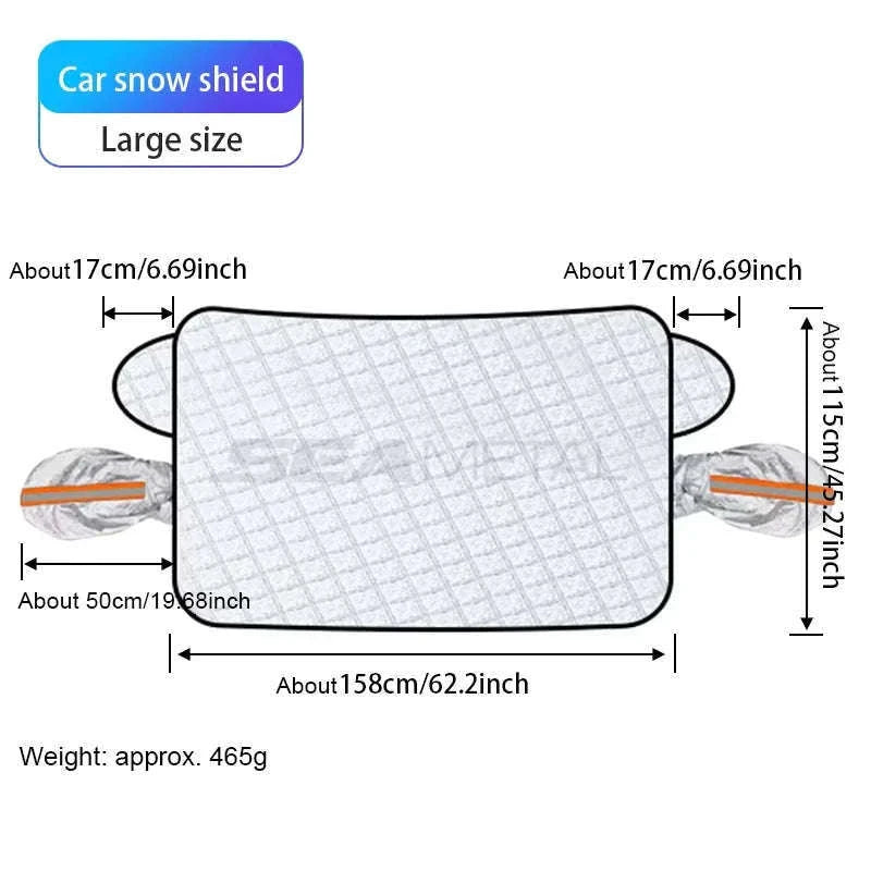 Car Windshield Snow Cover Waterproof Sun Shade-Small