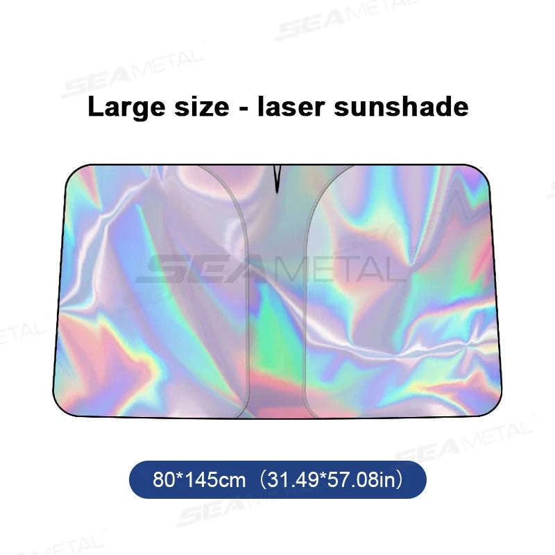Car Windshield Sun Shade Front Window Sunshade-Size S