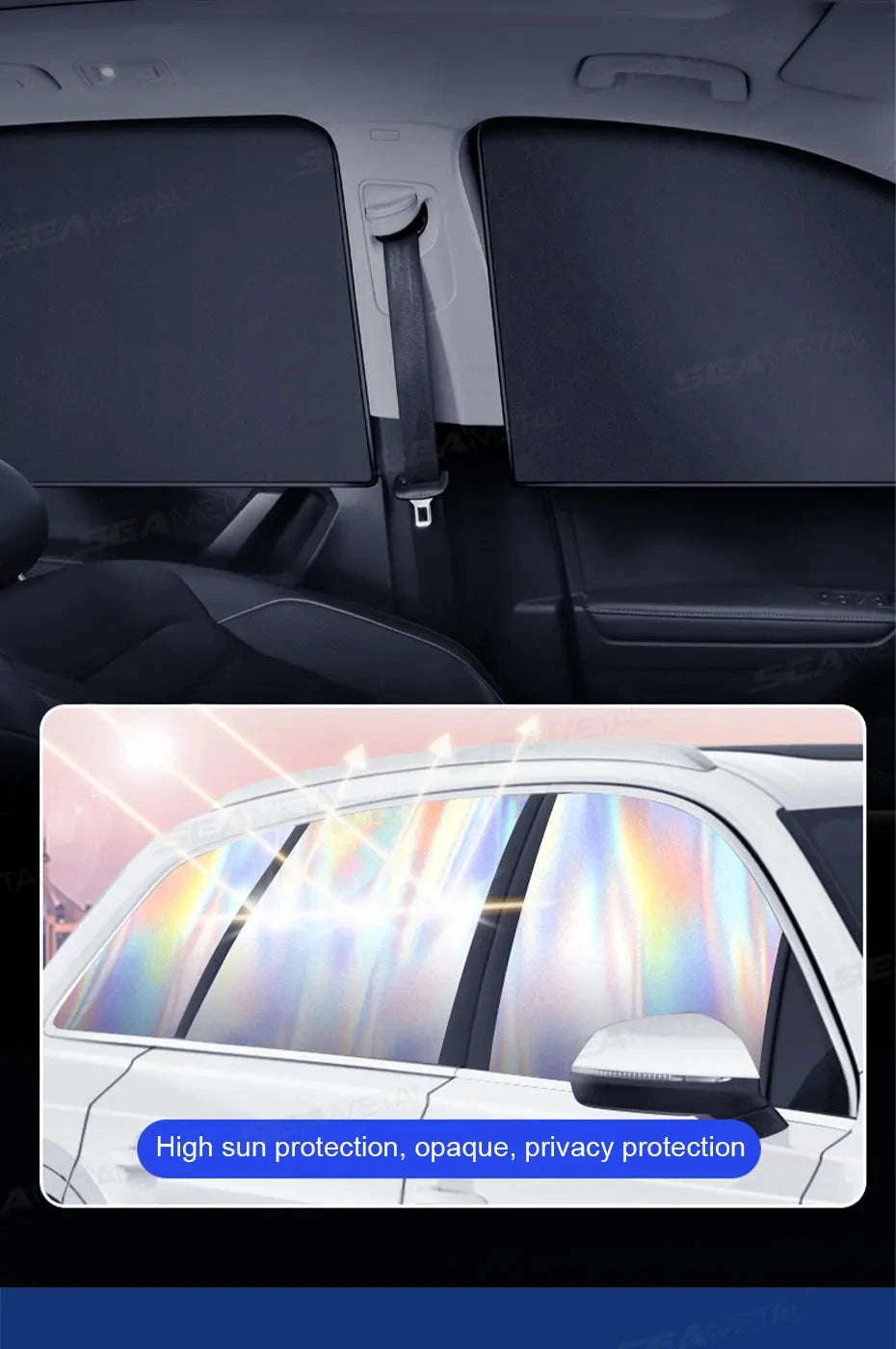 Car Windshield Sun Shade Front Window Sunshade-Size S