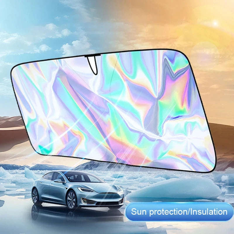 Car Windshield Sun Shade Front Window Sunshade-Size S