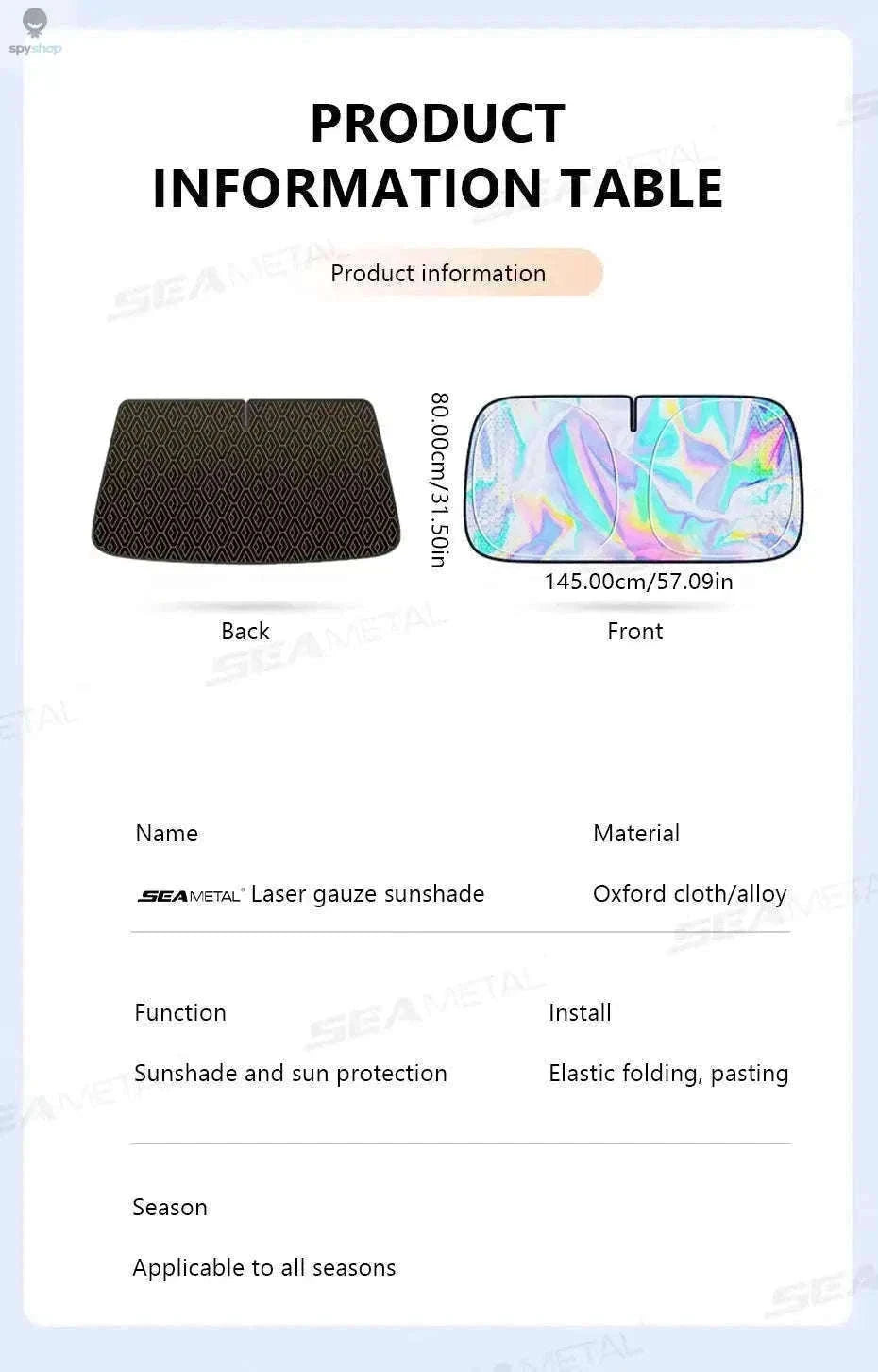 Car Windshield Sun Shade Umbrella for UV Protection and Heat Reduction-1 pc