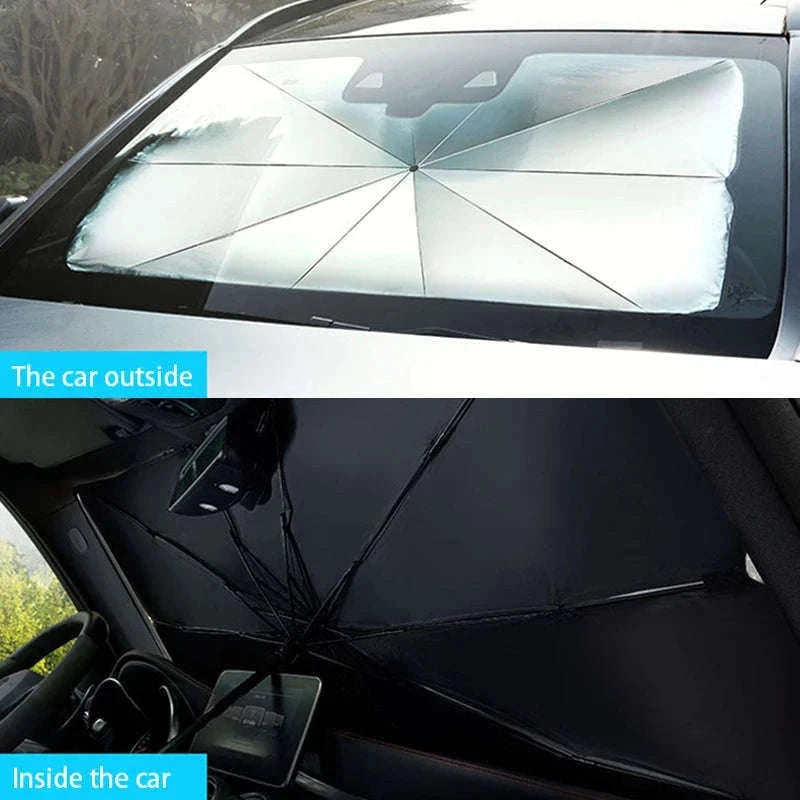 Car Windshield Sun Shade Umbrella UV Protection Heat Insulation-65X125cm