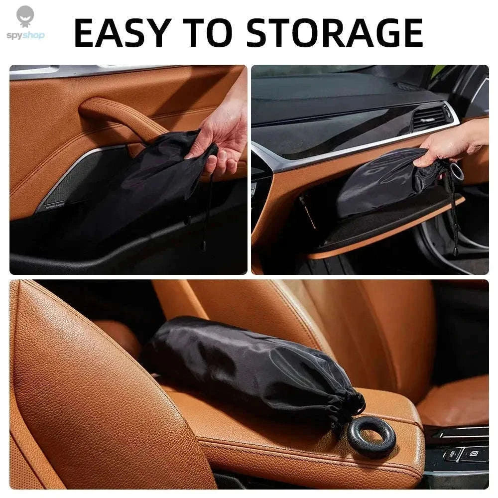 Car Windshield Sunshade Umbrella for Cooler Interior-Pull Ring L