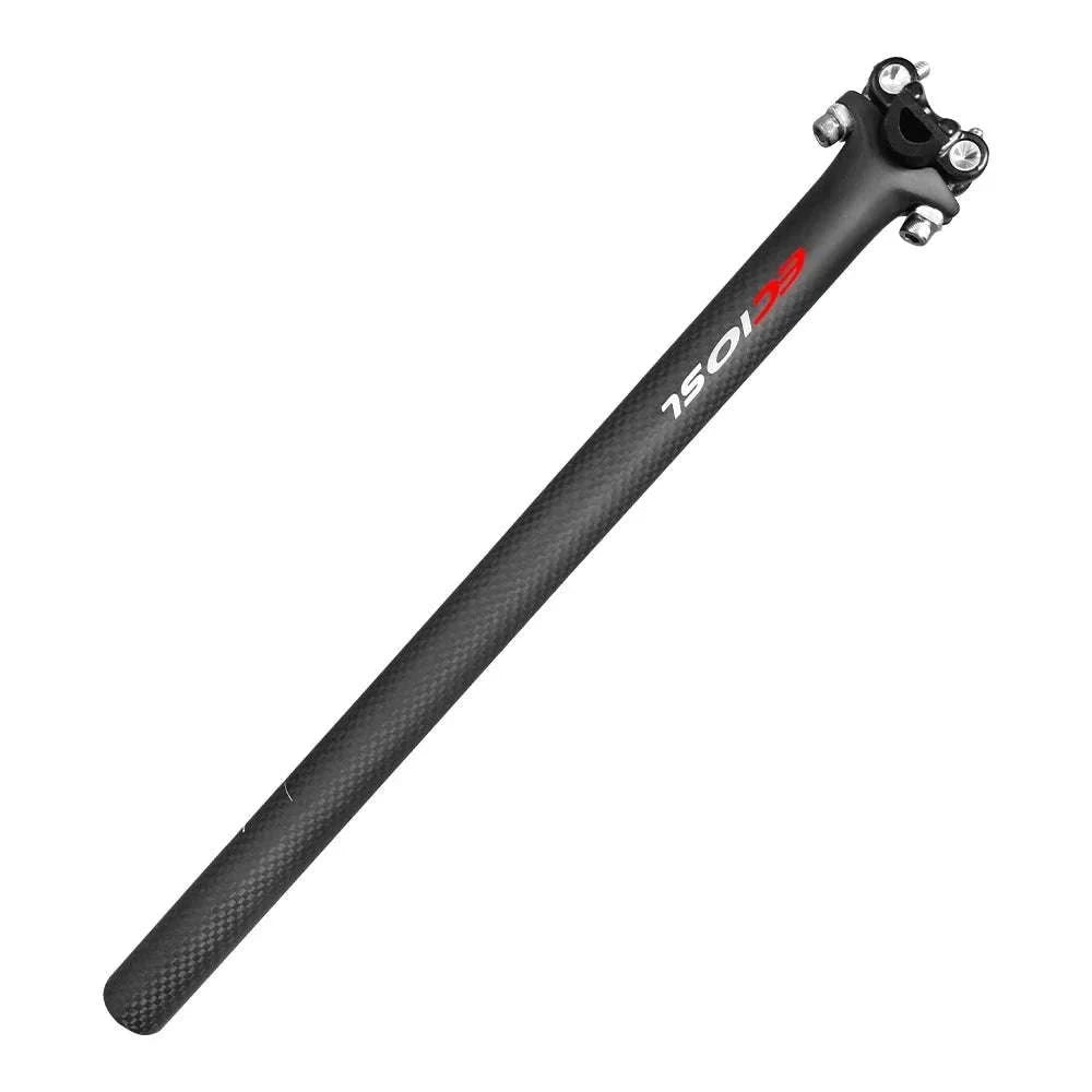 Carbon Fiber Bicycle Seatpost 27.2/30.8/31.6mm 350/400mm-27.2X350