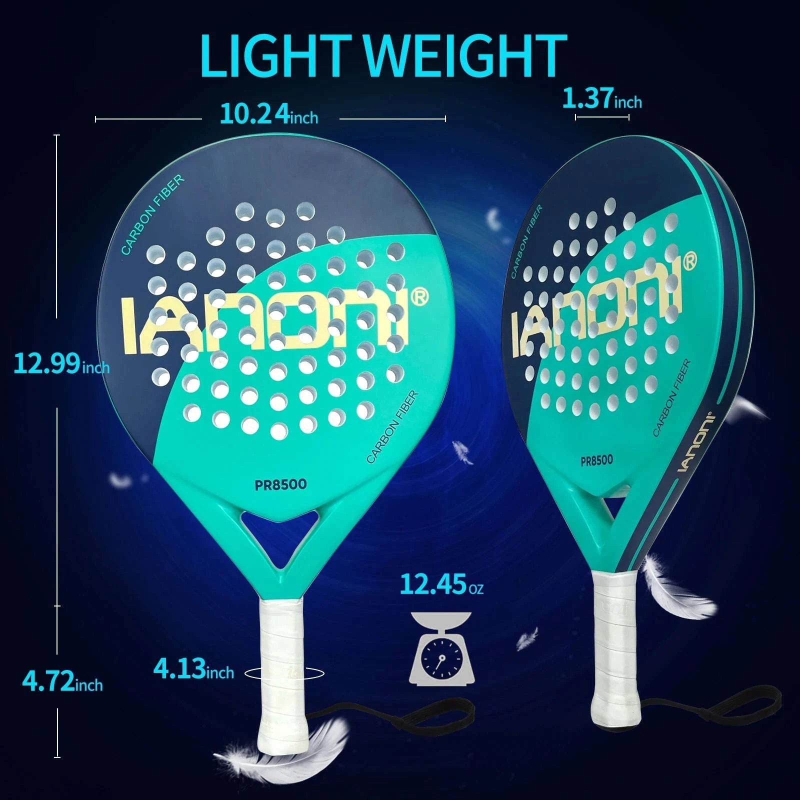 Carbon Fiber Padel Racket-Default Title