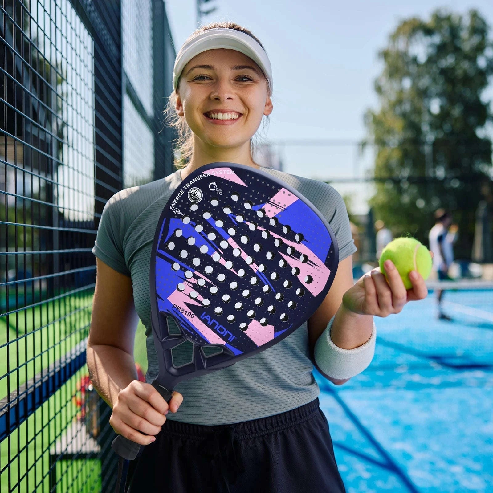 Carbon Fiber Padel Racket-PR8100 RED
