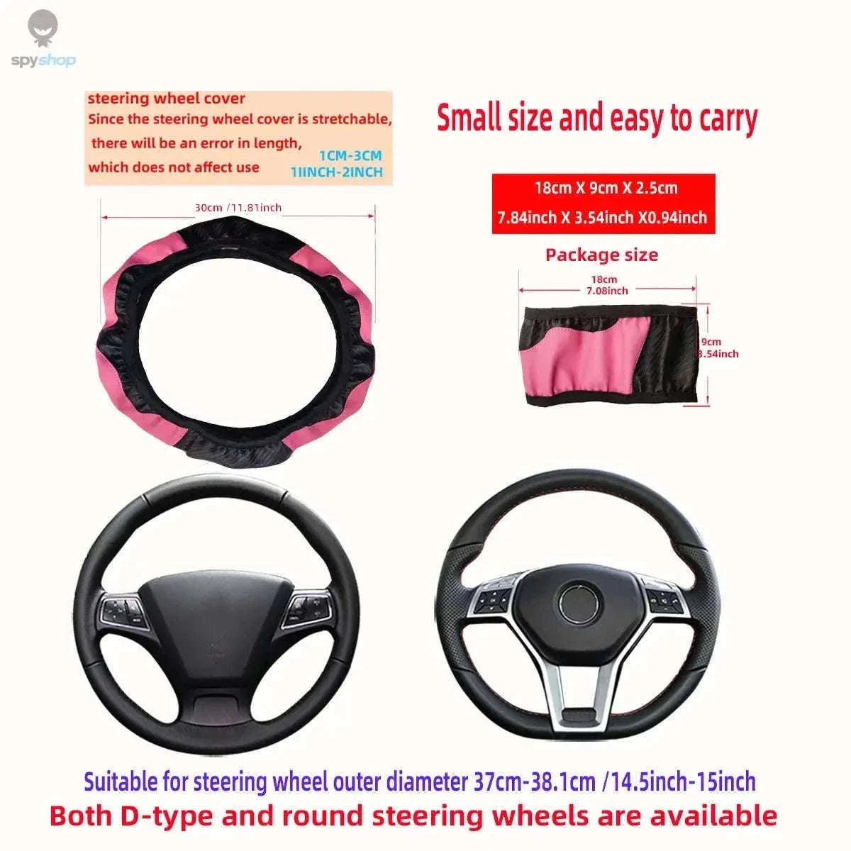 Carbon Fiber Steering Wheel Cover for Grip and Comfort-Yellow