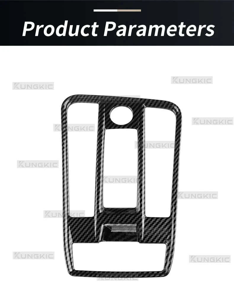 Carbon Fiber Style ABS Gear Trim for Seat Leon and Cupra-Only for LHD / Germany