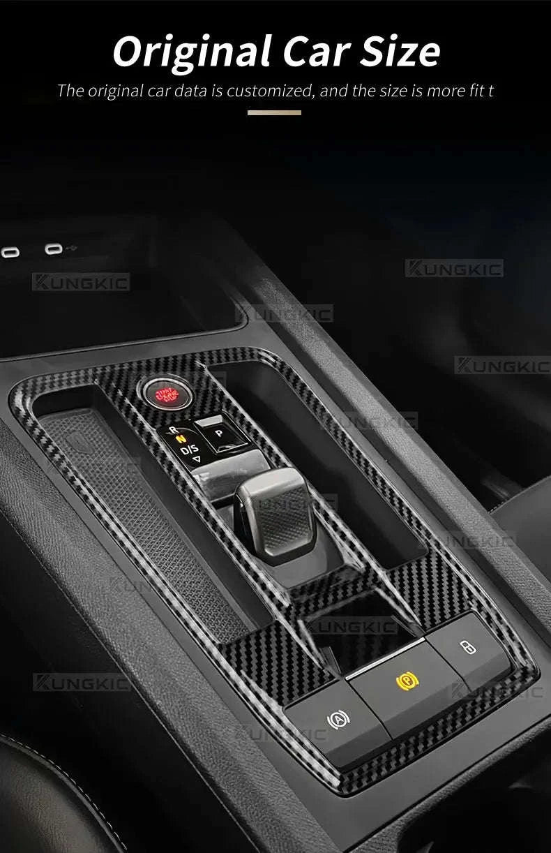 Carbon Fiber Style ABS Gear Trim for Seat Leon and Cupra-Only for LHD / Germany