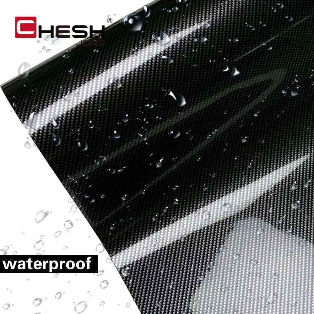 Carbon Fiber Vinyl Wrap Film 1.45m x 2m Glossy Black-2D / 145cmx200cm