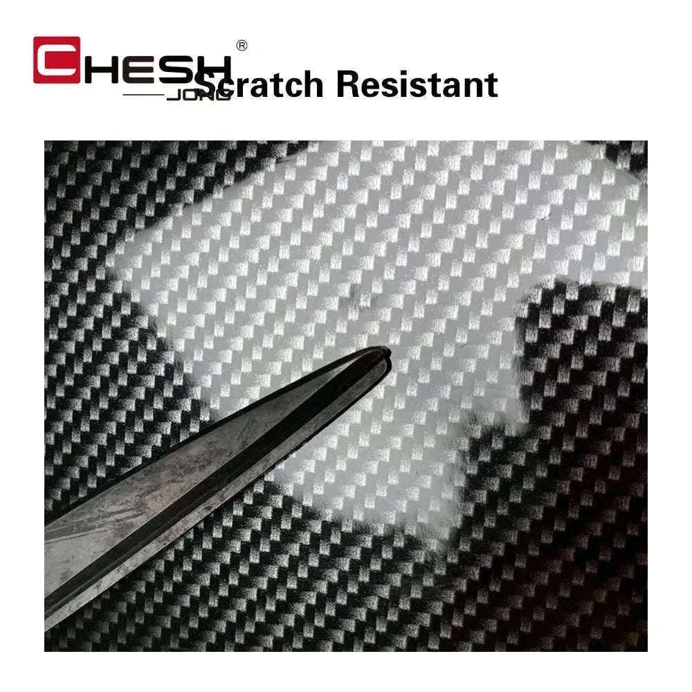 Carbon Fiber Vinyl Wrap Film 1.45m x 2m Glossy Black-2D / 145cmx200cm