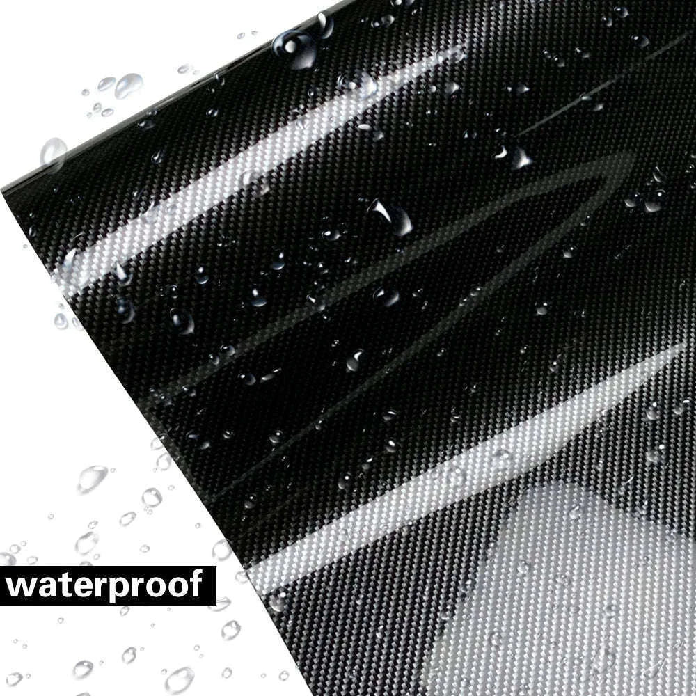 Carbon Fiber Vinyl Wrap Film 1.45m x 2m Glossy Black-2D / 145cmx200cm