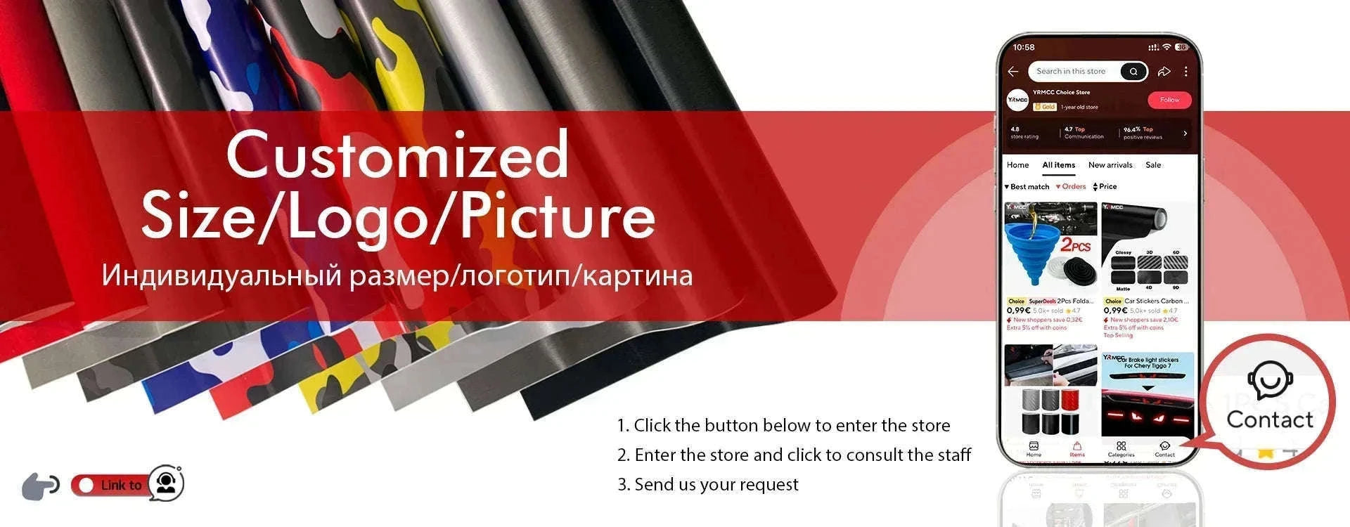 Carbon Fiber Vinyl Wrap Film 1.45m x 2m Glossy Black-2D / 145cmx200cm