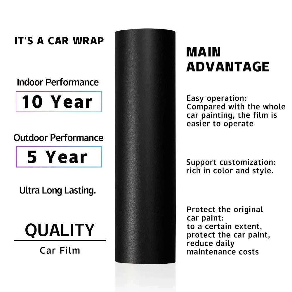 Carbon Fiber Vinyl Wrap Film 1.45m x 2m Glossy Black-2D / 145cmx200cm