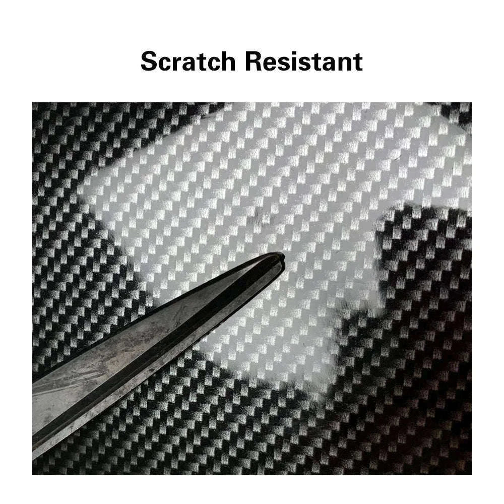 Carbon Fiber Vinyl Wrap Film 1.45m x 2m Glossy Black-2D / 145cmx200cm