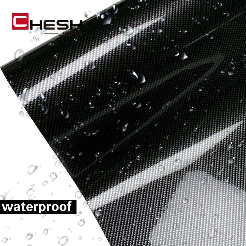 Carbon Fiber Vinyl Wrap Film 1.45m x 2m Glossy Black-2D / 145cmx200cm