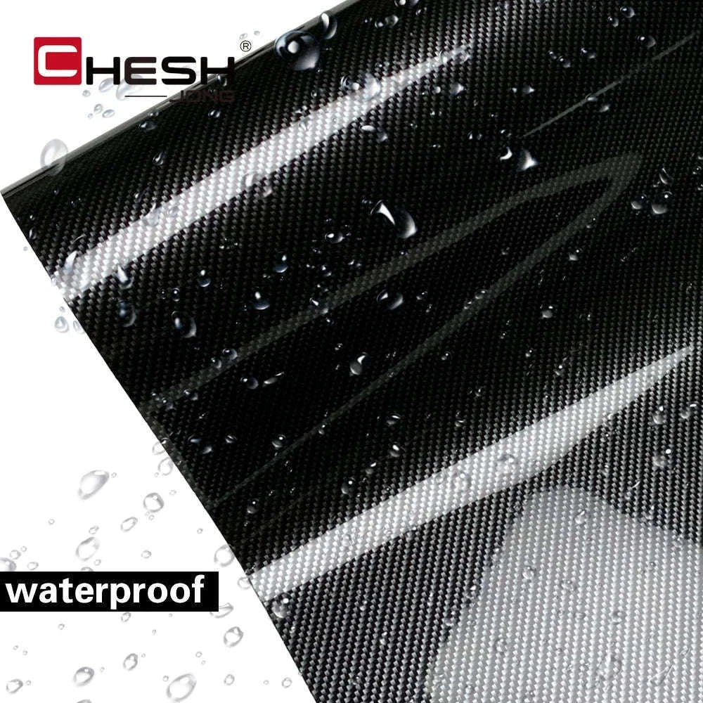 Carbon Fiber Vinyl Wrap Film 1.45m x 2m Glossy Black-2D / 145cmx200cm