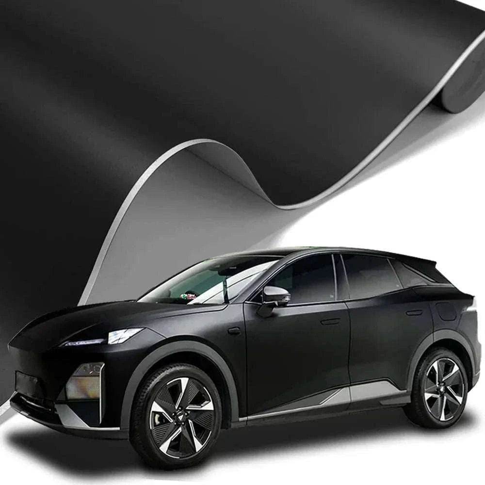 Carbon Fiber Vinyl Wrap Film 1.45m x 2m Glossy Black-2D / 145cmx200cm