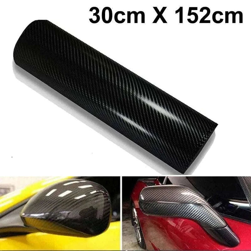 Carbon Fiber Vinyl Wrap Roll Self Adhesive Film-30cm X 50cm