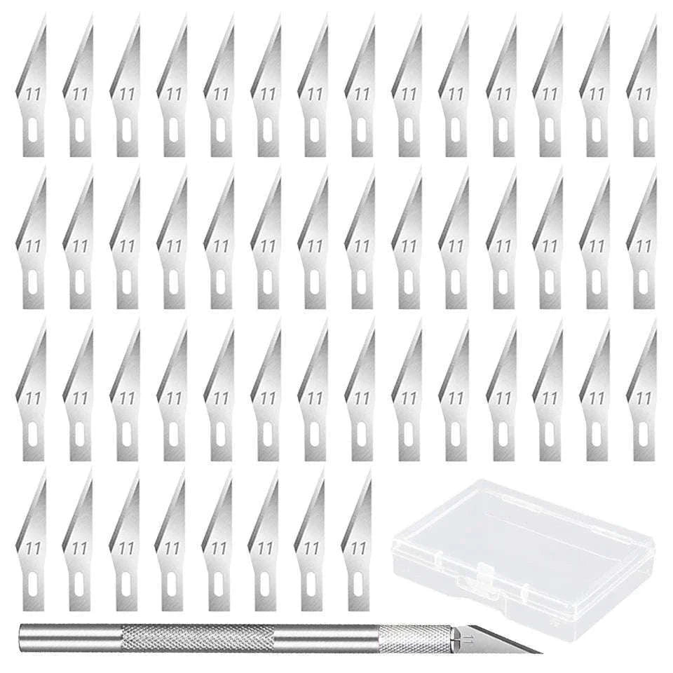 Carbon Steel Carving Blade Set for Wood, Leather, and DIY Craft-M264 200pcs