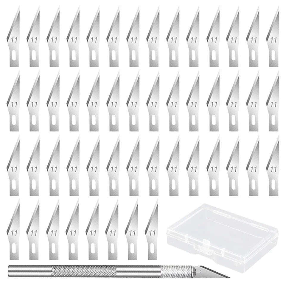 Carbon Steel Carving Blade Set for Wood, Leather, and DIY Craft-M264 200pcs