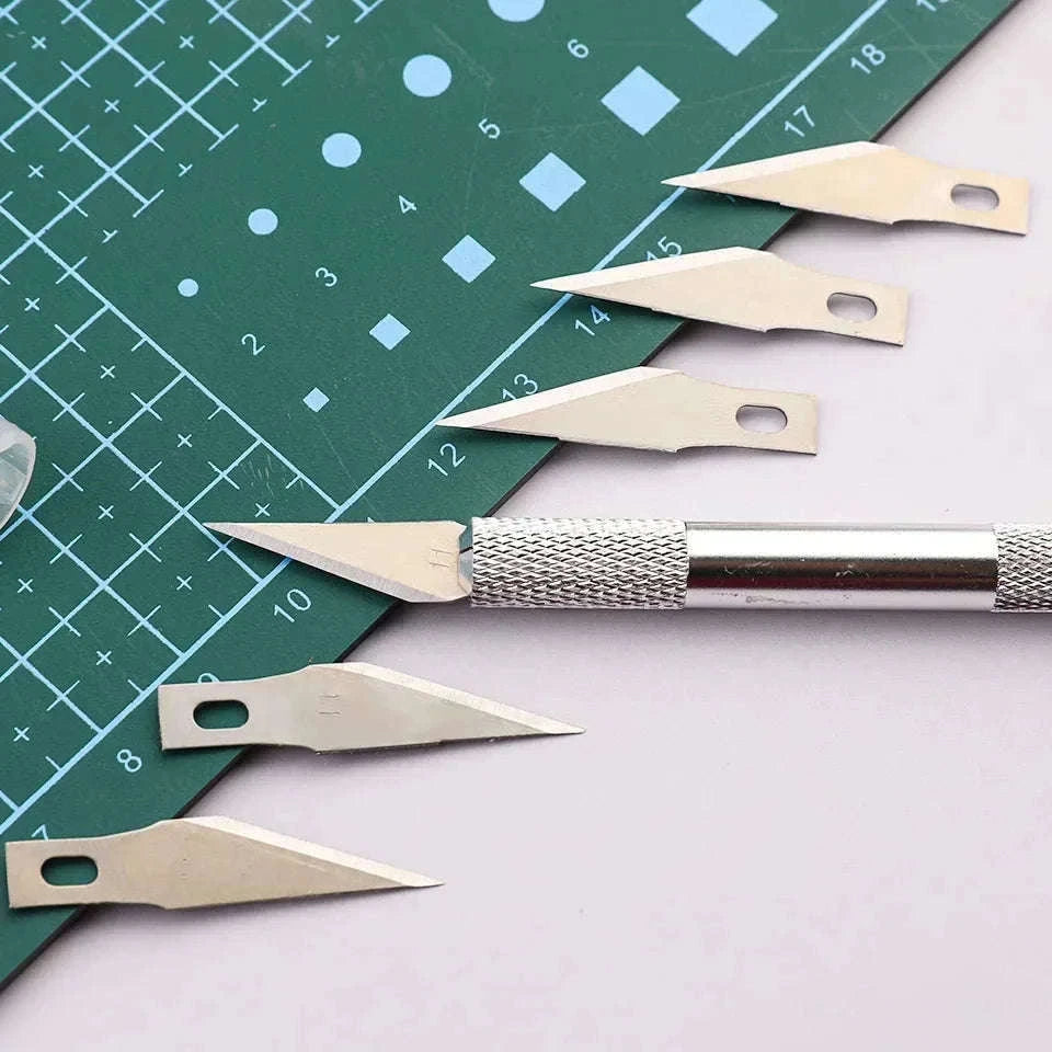 Carbon Steel Carving Blade Set for Wood, Leather, and DIY Craft-M264 200pcs
