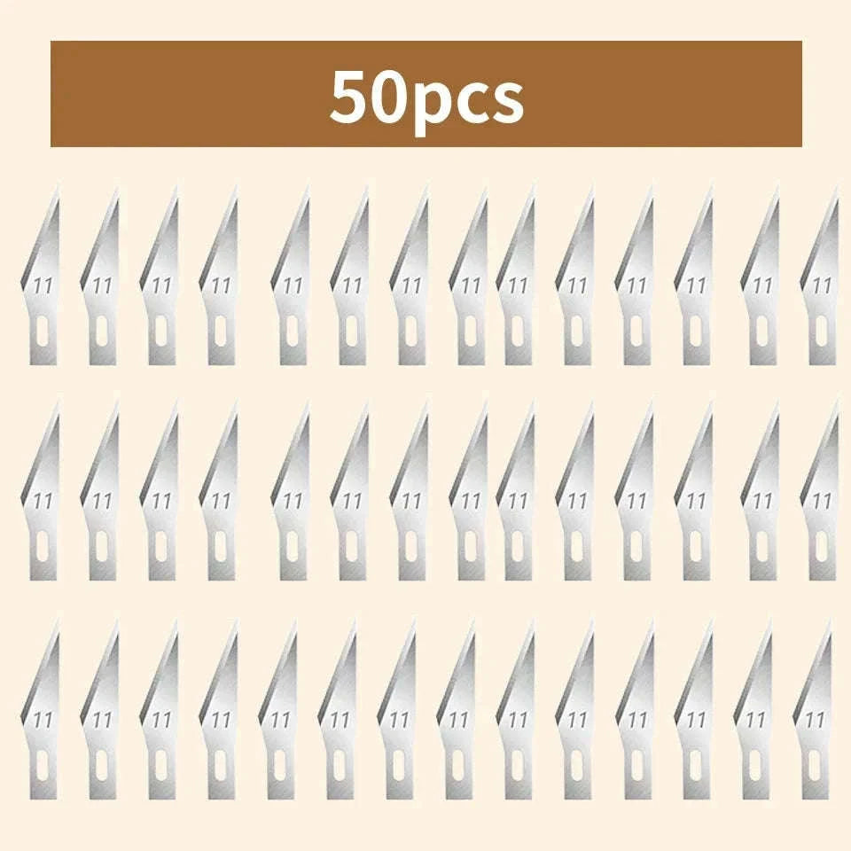 Carbon Steel Carving Blade Set for Wood, Leather, and DIY Craft-M264 200pcs