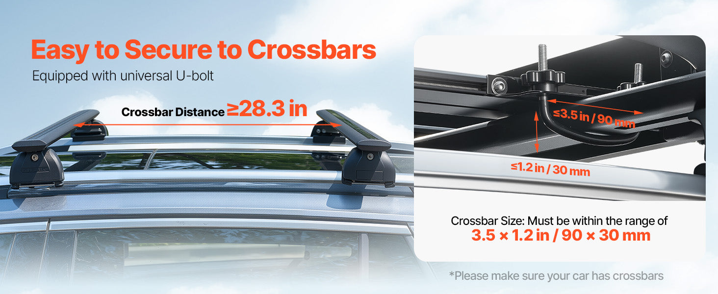 SucceBuy Roof Rack Cargo Carrier 48x40x5.6“ Universal Rooftop Cargo Basket Car Top Luggage Holder Anti-Rust Alloy Steel for Car