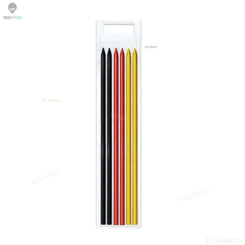 Carpenter Mechanical Pencil – Precision Marking with Built‑In Sharpener and Color Refills-