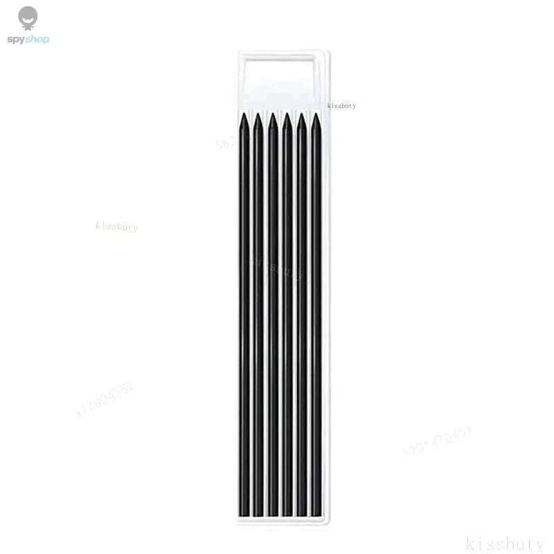 Carpenter Mechanical Pencil with Sharpener and Color Refills-set D-Black 4pcs
