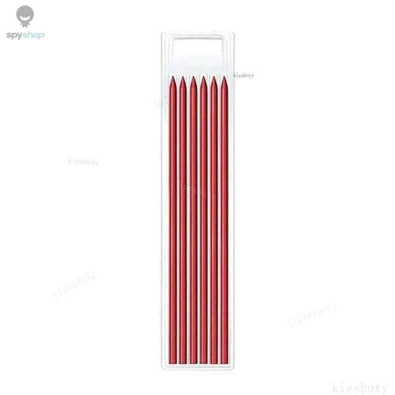 Carpenter Mechanical Pencil with Sharpener and Color Refills-set D-Black 4pcs