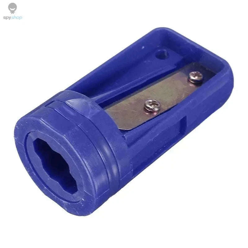 Carpenter Pencil Sharpener for Precise Woodworking Marks-Blue