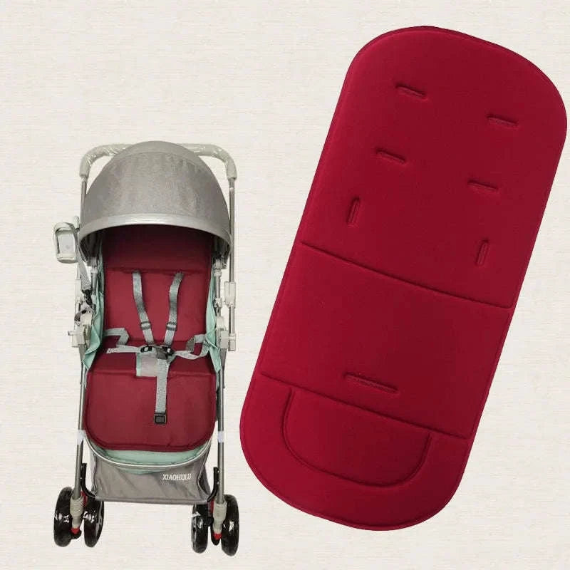 Cartoon Baby Car Cushion – Soft Breathable Stroller Pad-Beige / CHINA