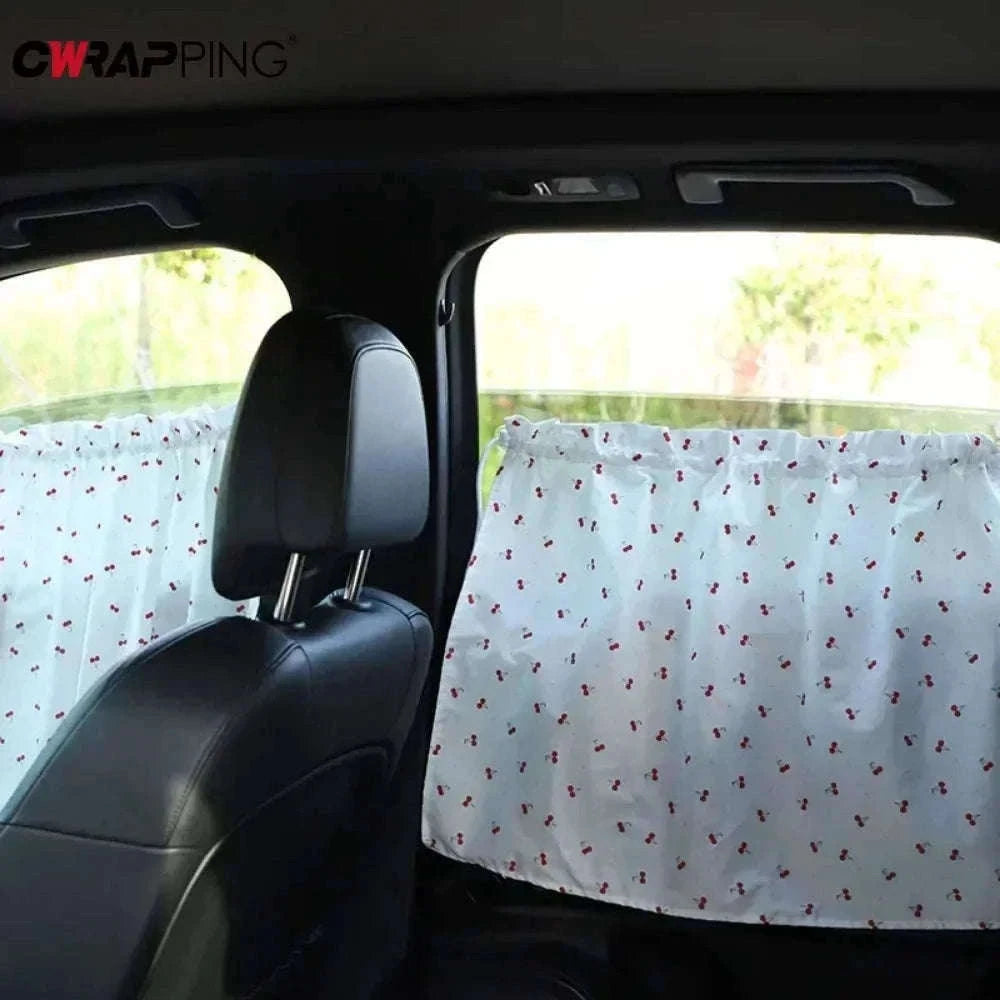 Cartoon Car Window Sunshade Cover for Cooler, Calmer Rides-05