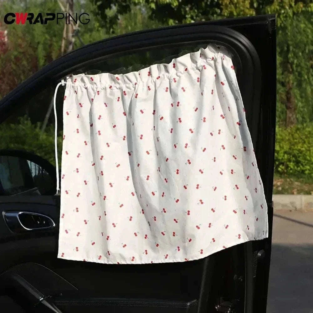 Cartoon Car Window Sunshade Cover for Cooler, Calmer Rides-05