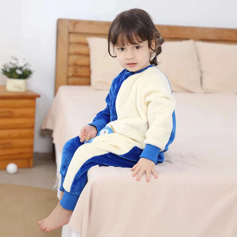 Cartoon Flannel Sleepsack Pajamas for Kids-A Cow / 6-7T