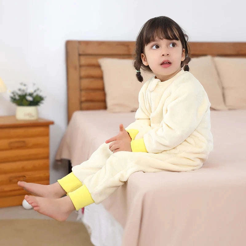 Cartoon Flannel Sleepsack Pajamas for Kids-A Cow / 6-7T