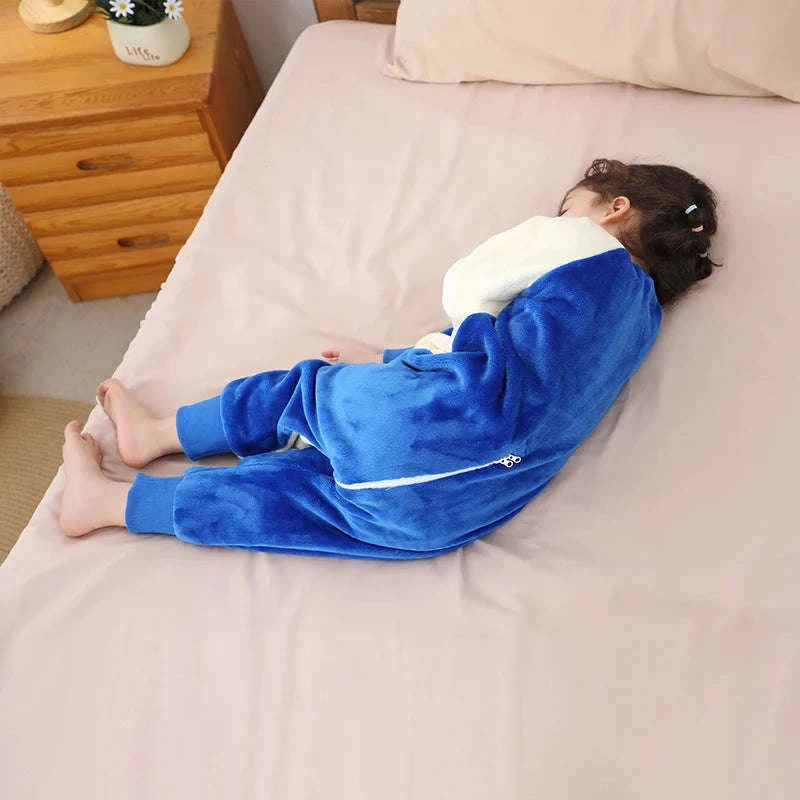 Cartoon Flannel Sleepsack Pajamas for Kids-A Cow / 6-7T