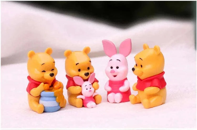 Cartoon Winnie the Pooh Action Figure Set, 10-Piece-10pcs