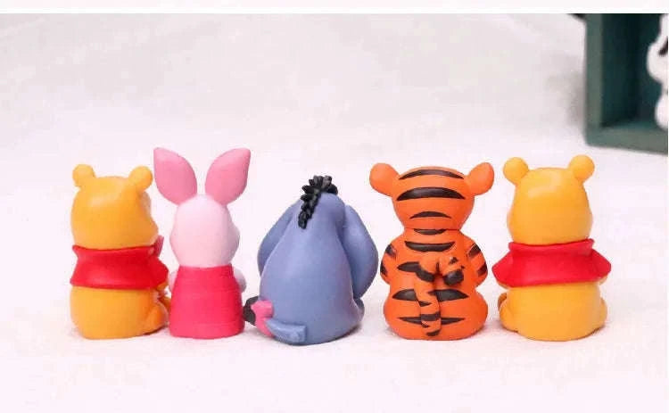 Cartoon Winnie the Pooh Action Figure Set, 10-Piece-10pcs