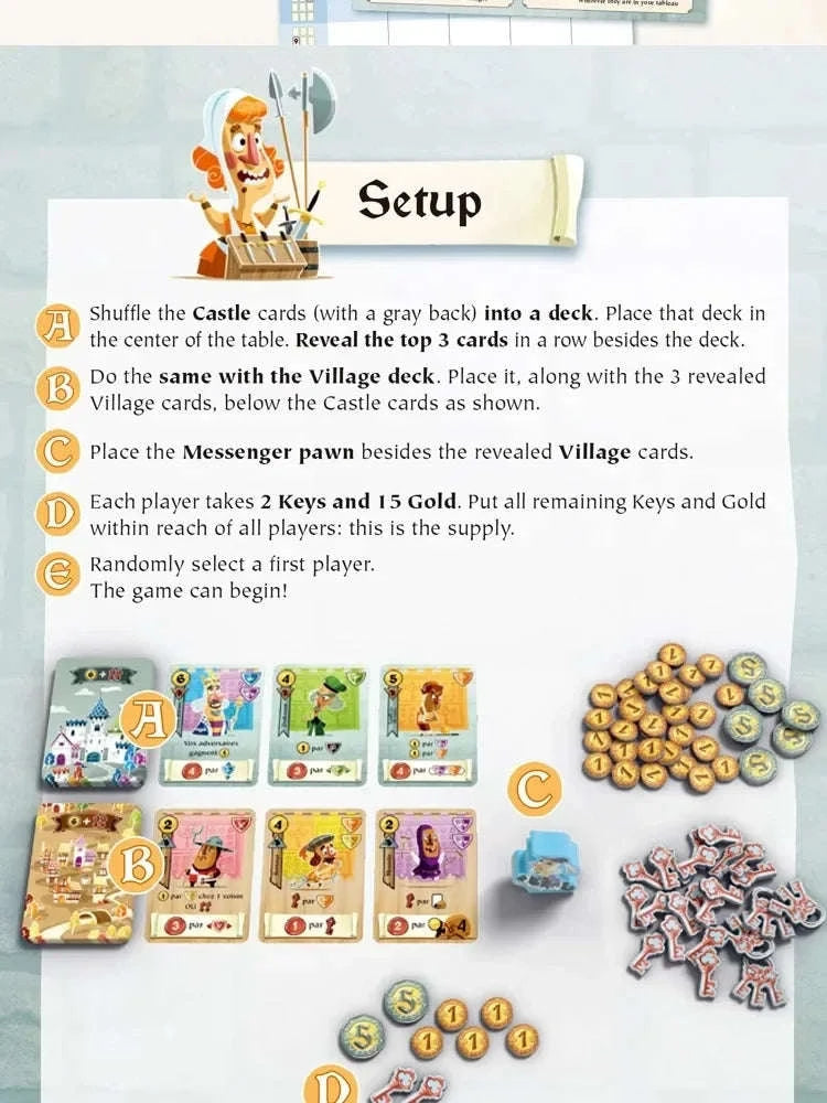 Castle Combo Board Game — 2–5 Player Strategy Party Game-Castle Combo