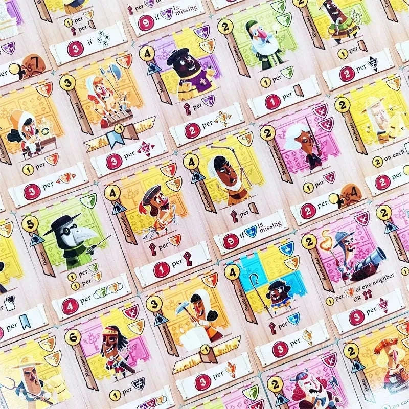 Castle Combo Board Game — 2–5 Player Strategy Party Game-Castle Combo