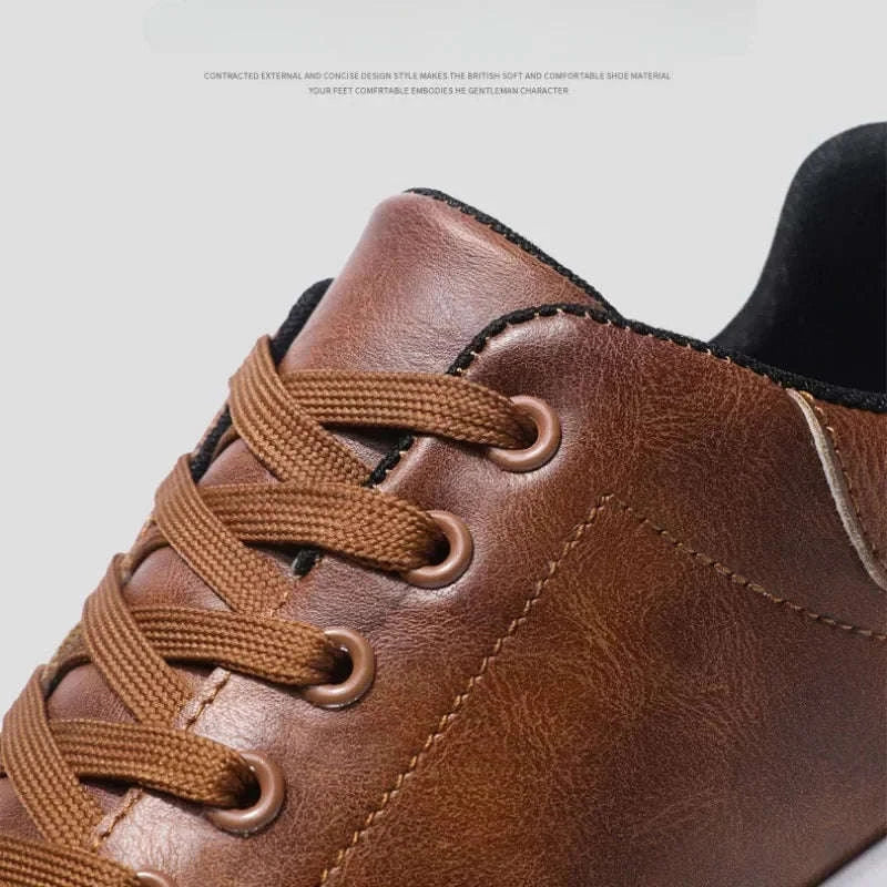 Casual Men Artificial Leather Loafers-Black / 43