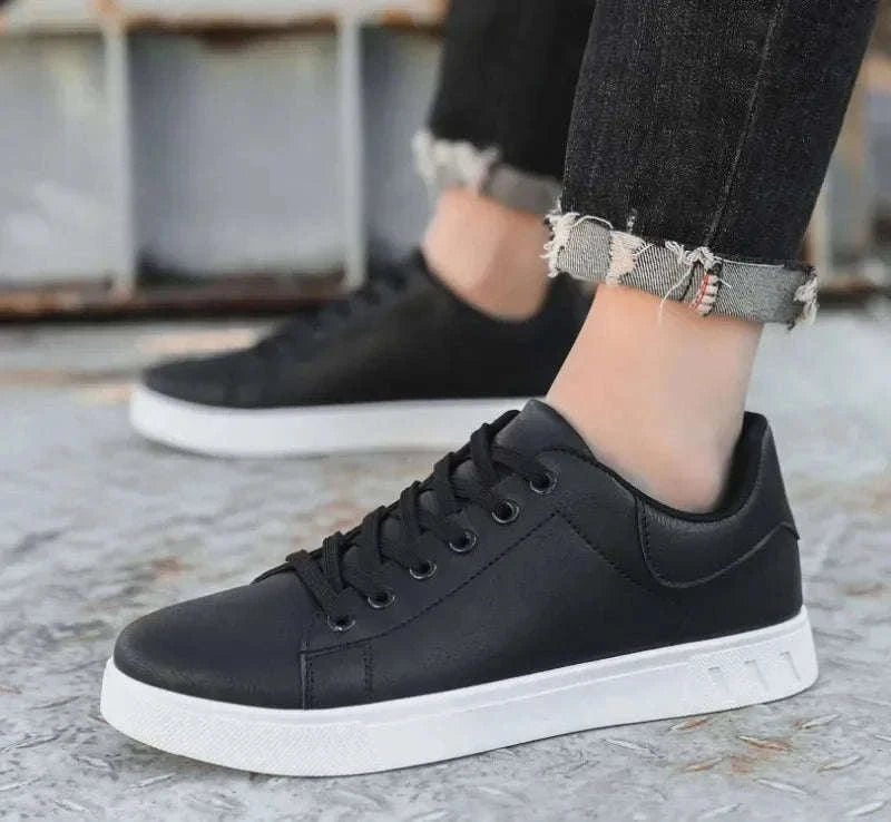 Casual Men Artificial Leather Loafers-Black / 43