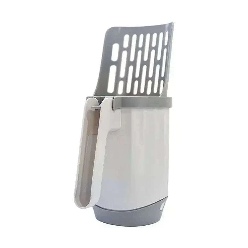 Cat Litter Scoop with Refill Bag Holder for Cleaner Cleaning-Set A / 26x9cm