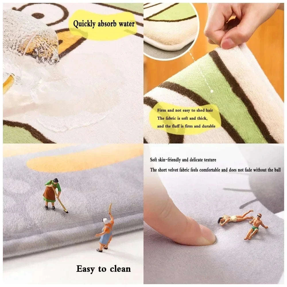 Cave Scenery Pattern Doormat for Home Entrances and Living Spaces-10 / 30X50CM