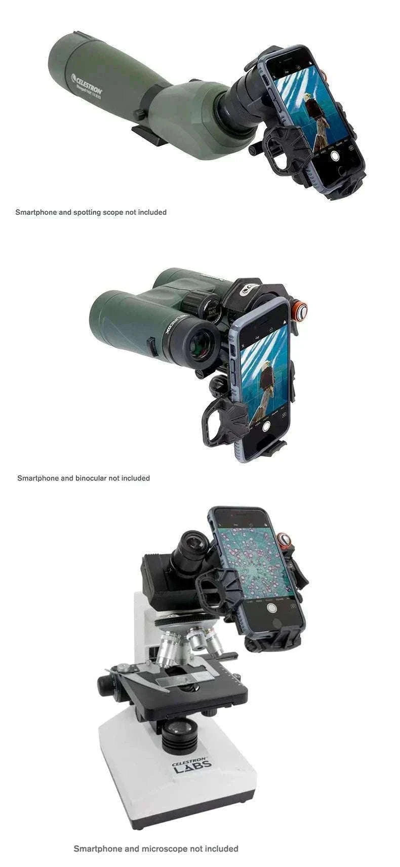 Celestron NexYZ Smartphone Adapter for Telescopes and Optics-NexYZ 3-Axis