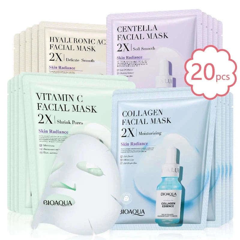 Centella Collagen Face Mask with VC & Hyaluronic Acid-COLLAGEN PROTEIN