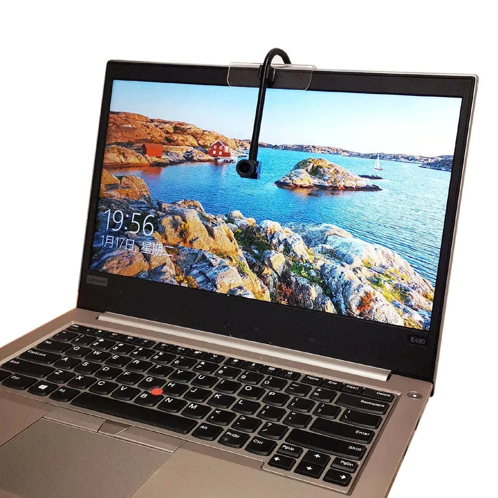 Center Screen USB Webcam with Eye Contact for Better Calls-8MP Fixed focus